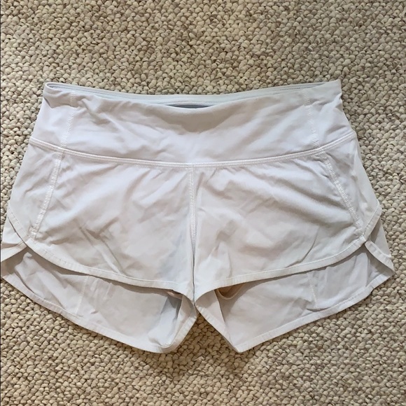 lululemon athletica Pants - Lululemon Speed Up Short - white
